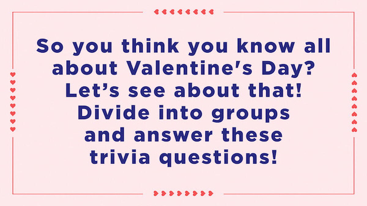 So You Think You Know Your Holidays Valentine's Edition image number null